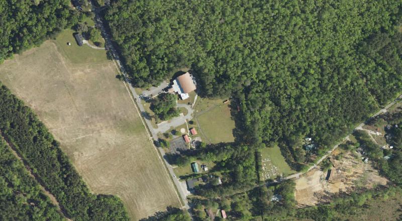 USDA NAIP aerial of James R. Frazier Community Center and its surroundings
