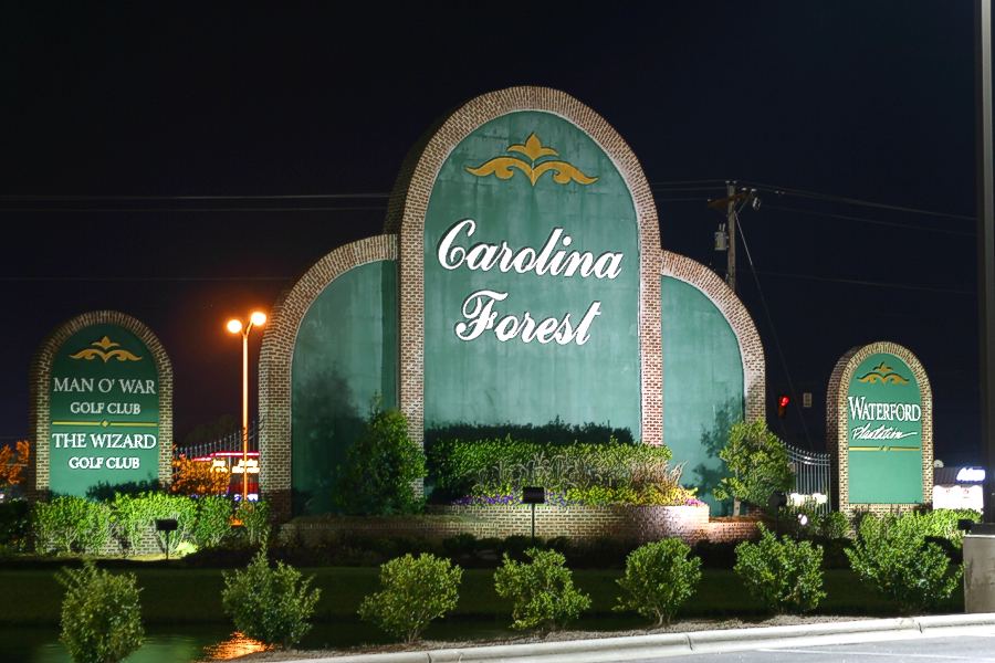 Carolina Forest entrance sign