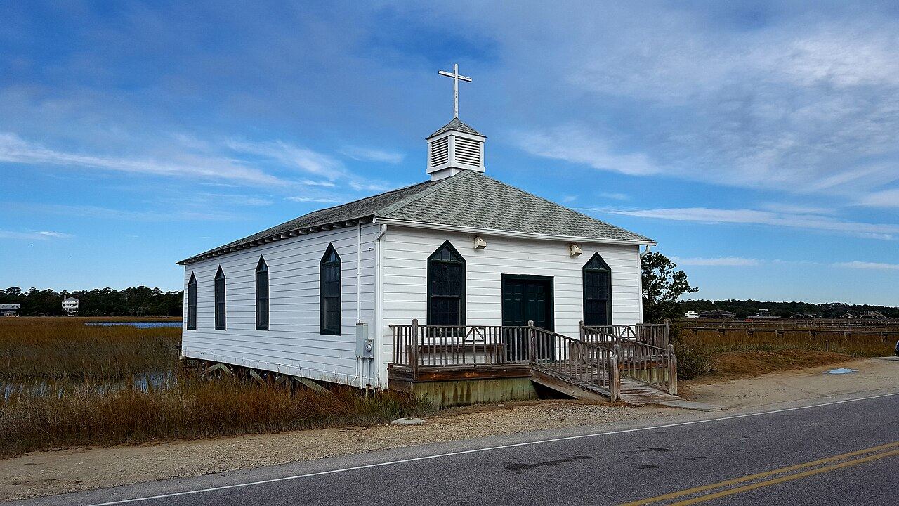 Pawleys Island Chapel in the historic district