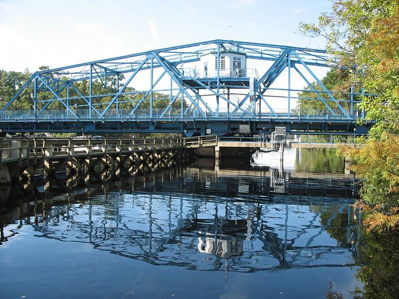 The Socastee Swing Bridge over the Intracoastal Waterway
