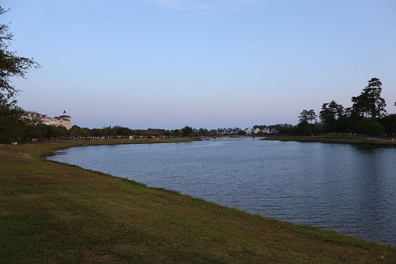 Lake in the Market Common district, Myrtle Beach