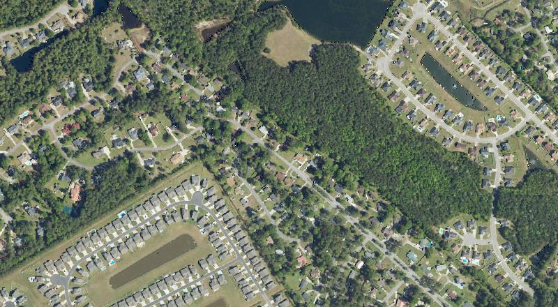 USDA NAIP aerial of Forestbrook neighborhood context