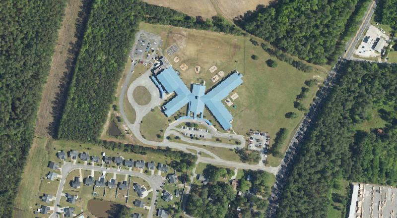 USDA NAIP aerial of Homewood Elementary and its surroundings